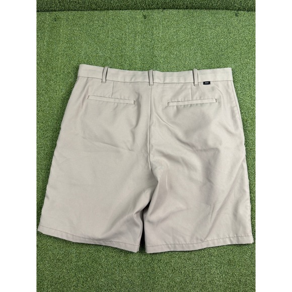 DKNY Mens Khaki Golf Shorts Size 36 Performance Casual Chino 10in - Picture 4 of 15